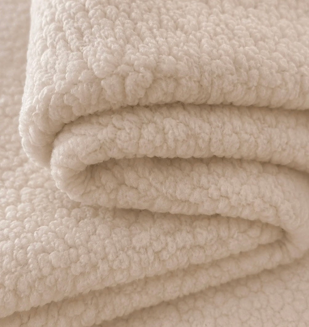 SHERPA ECRU 100% POLYESTER